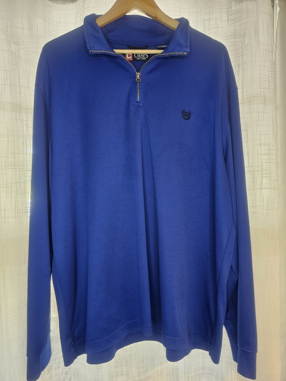 Chaps Men’s Royal Blue Quarter-Zip Pullover